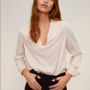 Camp collar blouse